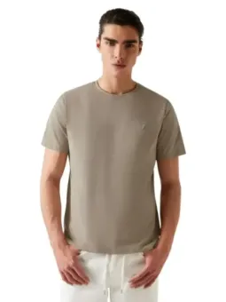 Guess Herren T-Shirt Beige mieten | Flex-Fashion Verleih