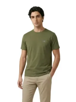GANT Herren T-Shirt Grün | online kaufen