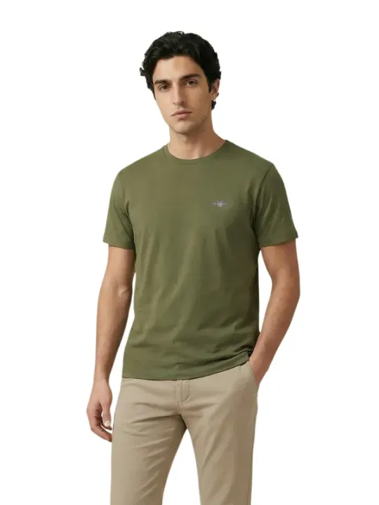 GANT Herren T-Shirt Grün | online kaufen