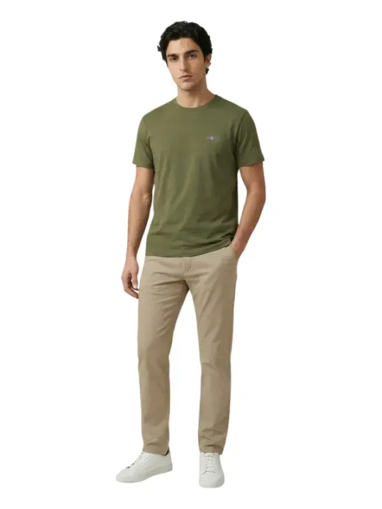 GANT Herren T-Shirt Grün | online kaufen