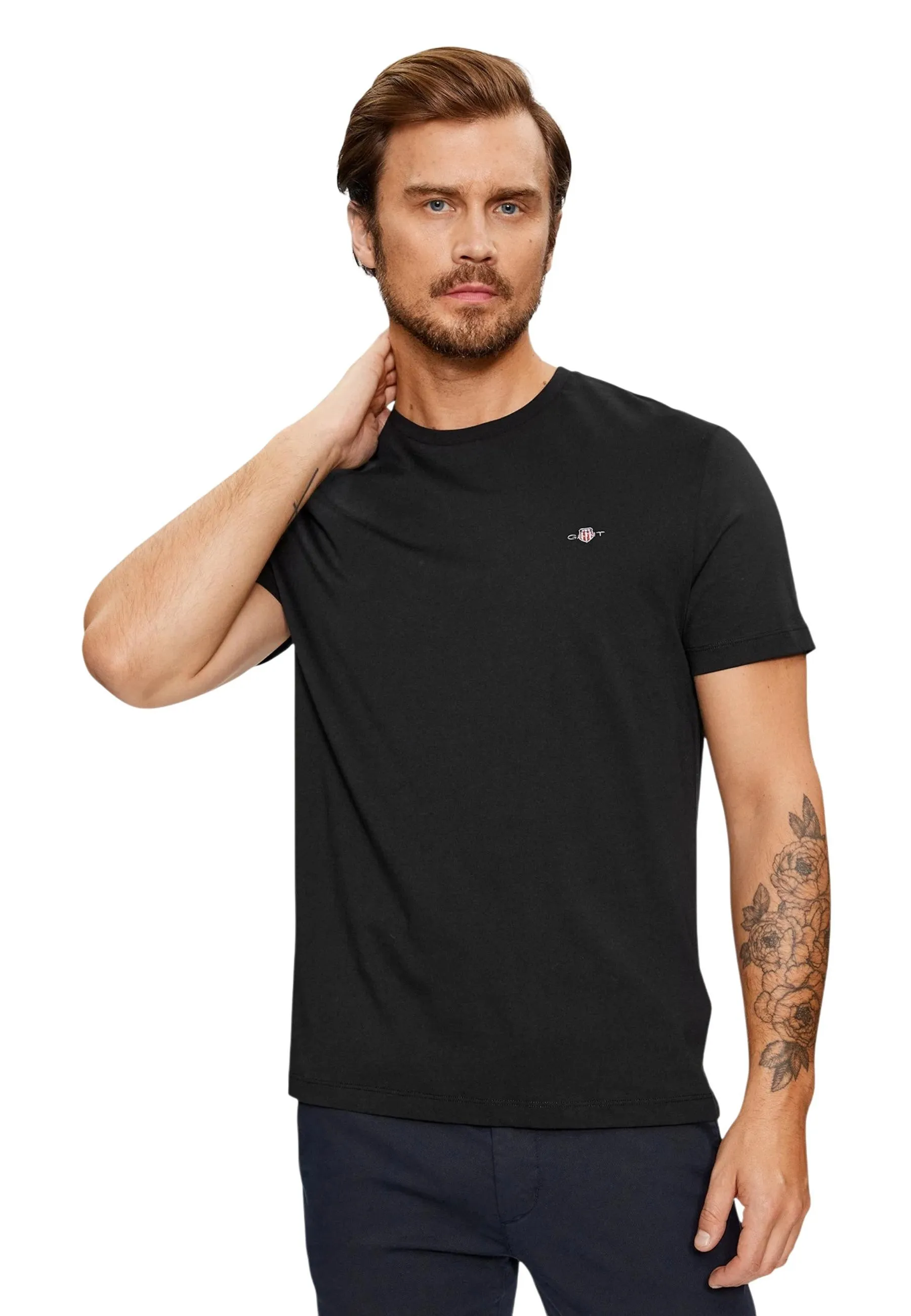 GANT Herren T-Shirt Schwarz 515966