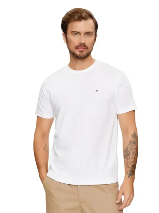 GANT Herren T-Shirt Weiß | online kaufen
