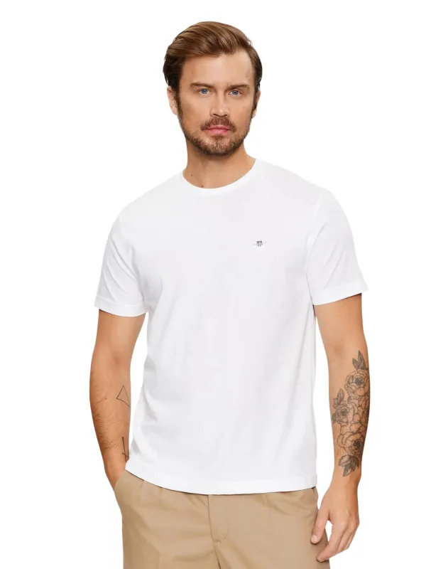 GANT Herren T-Shirt Weiß | online kaufen