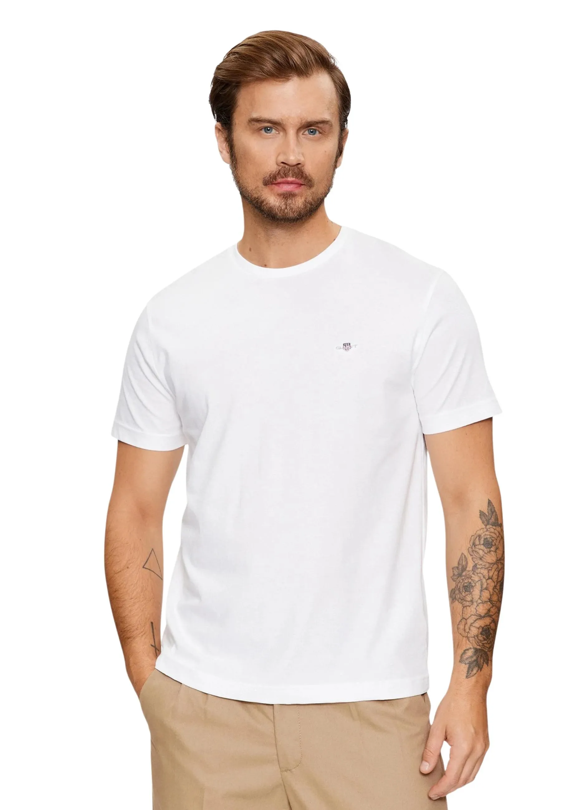 GANT Herren T-Shirt Weiß 515842