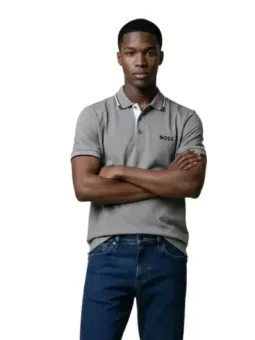 Boss Herren Polo Grau mieten | Flex-Fashion Verleih-Shop