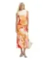 Desigual Damen Kleid Orange | online kaufen