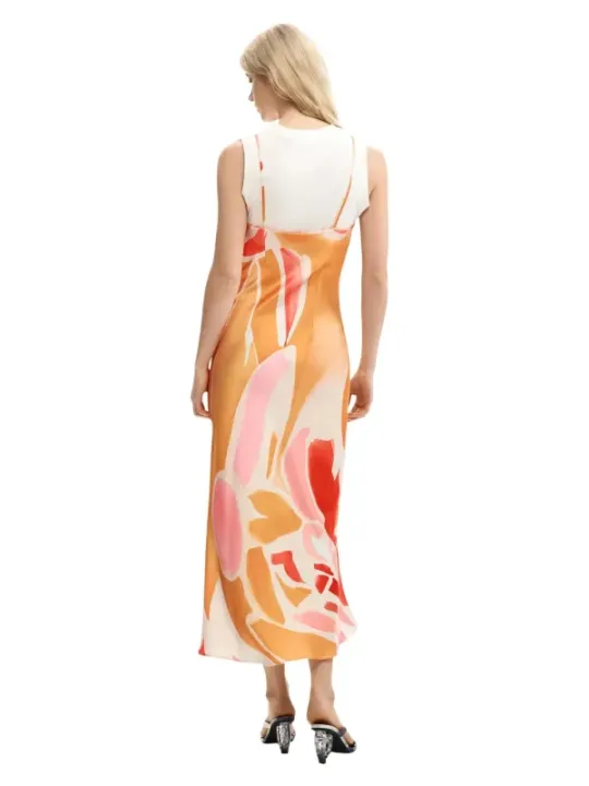 Desigual Damen Kleid Orange | online kaufen