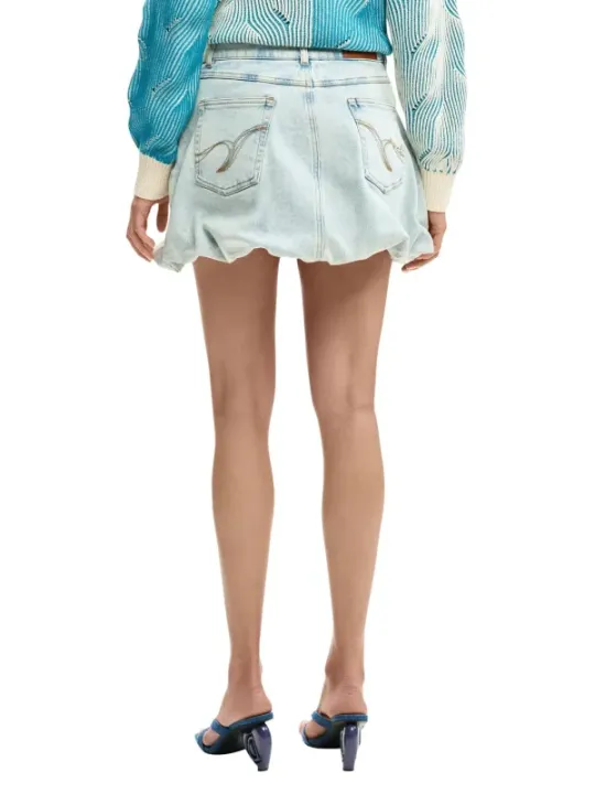 Desigual Damen Rock Azurblau | online kaufen