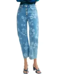 Desigual Damen Jeans Azurblau | online kaufen