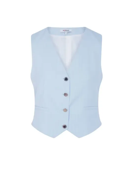 Morgan De Toi Damen Weste Azurblau | online kaufen