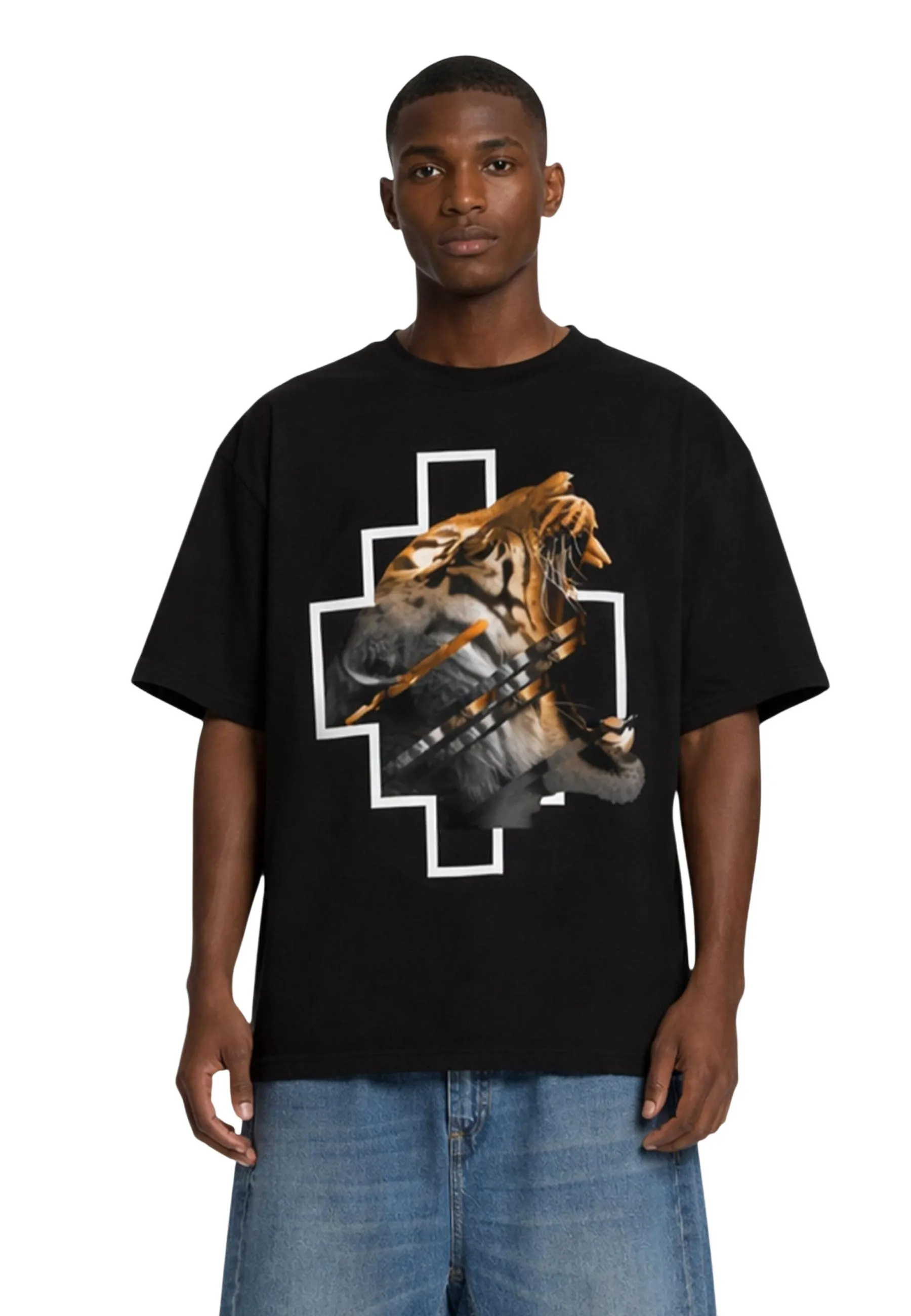 Herren T-Shirt Schwarz 515968