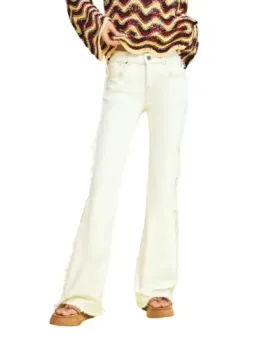 Desigual Damen Jeans Beige | online kaufen