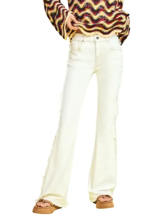 Desigual Damen Jeans Beige | online kaufen