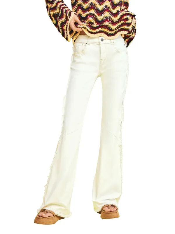 Desigual Damen Jeans Beige | online kaufen