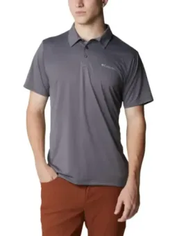 Columbia Herren Polo Grau mieten - Flex-Fashion Verleih