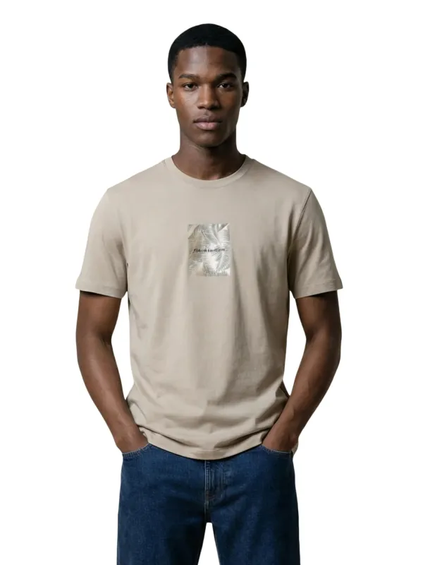 Armani Exchange Herren T-Shirt Beige | online kaufen