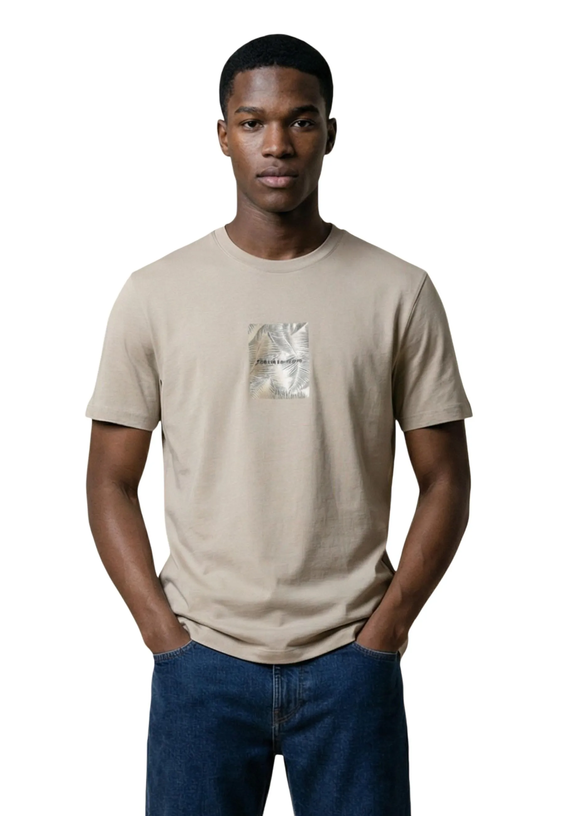 Herren T-Shirt Beige 515461