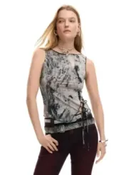 Desigual Damen Top Grau | online kaufen