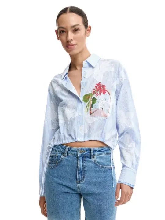 Desigual Damen Hemd Azurblau | online kaufen