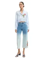 Desigual Damen Hemd Azurblau | online kaufen