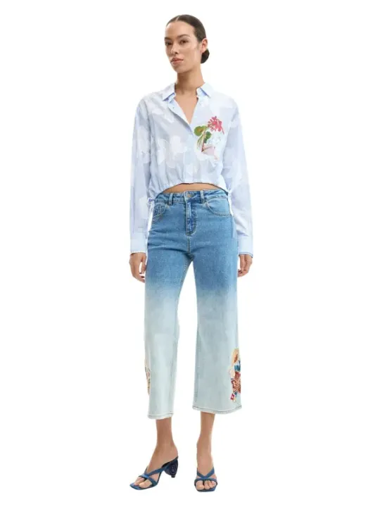 Desigual Damen Hemd Azurblau | online kaufen