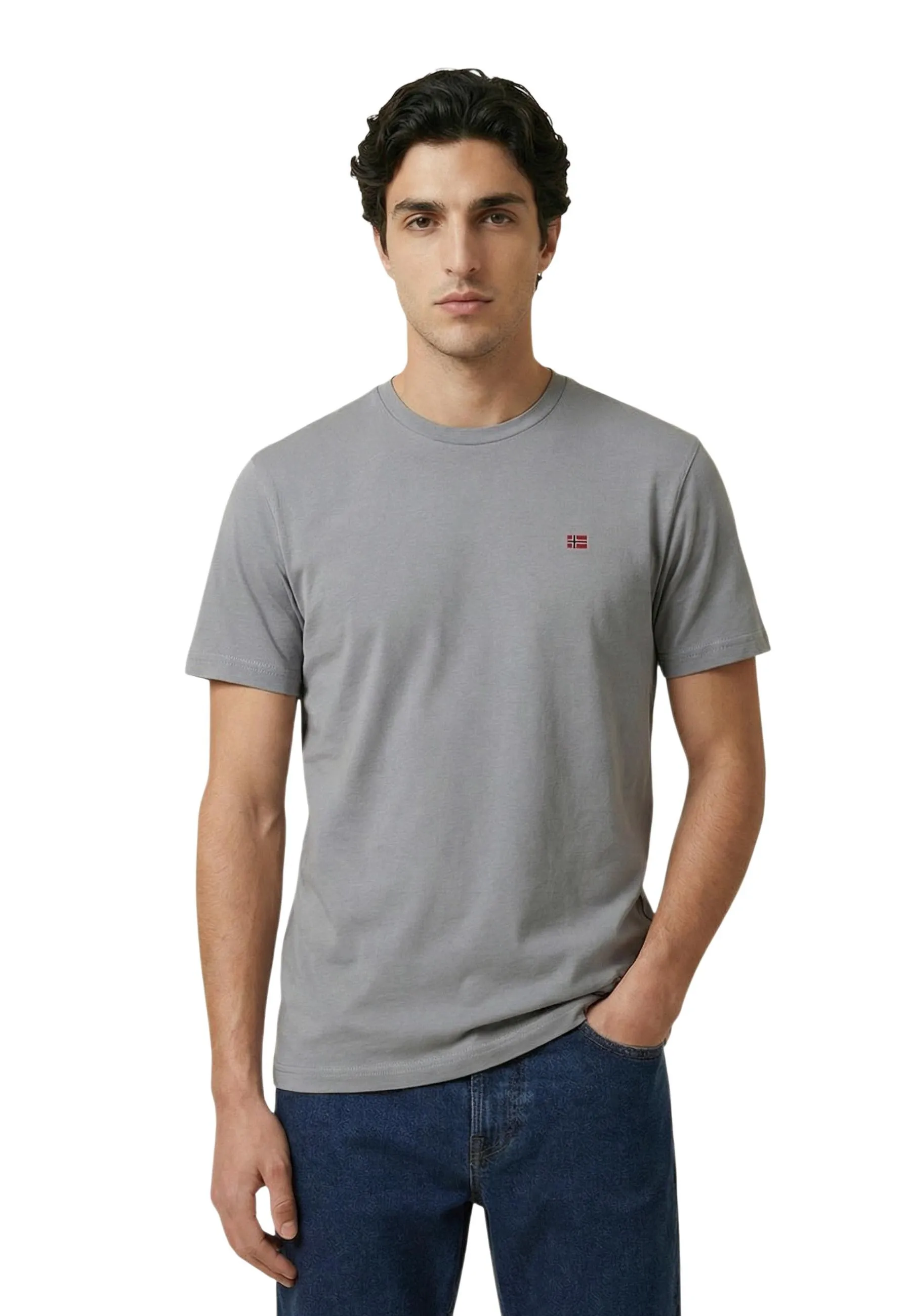 Herren T-Shirt Grau 514657
