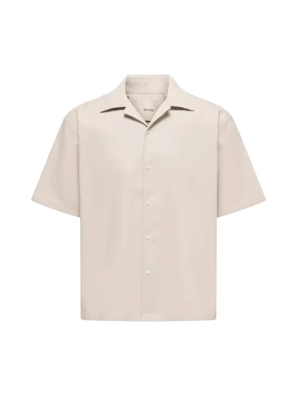 Only & Sons Herren Hemd Beige | online kaufen