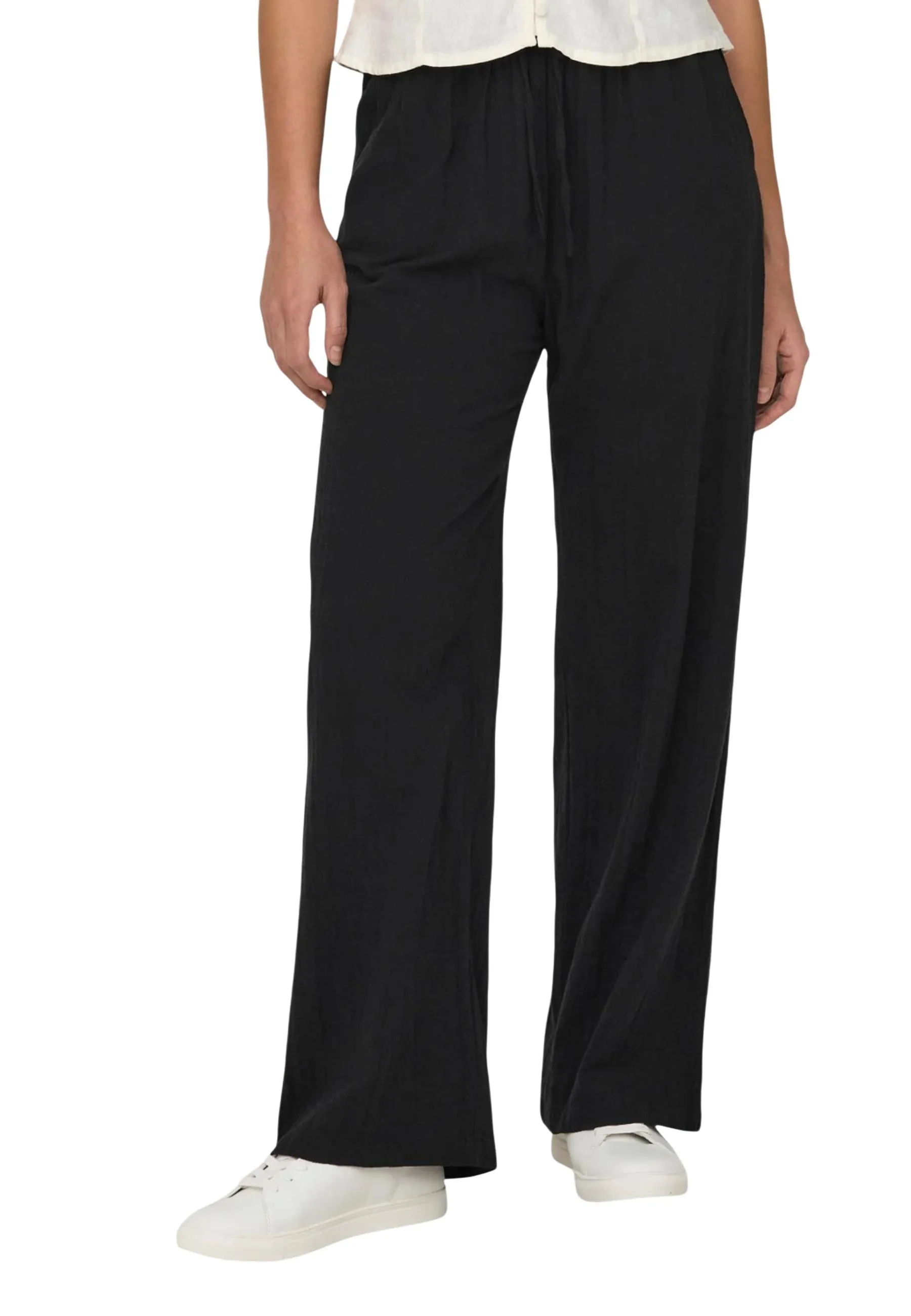 Only Damen Hose Schwarz 515662