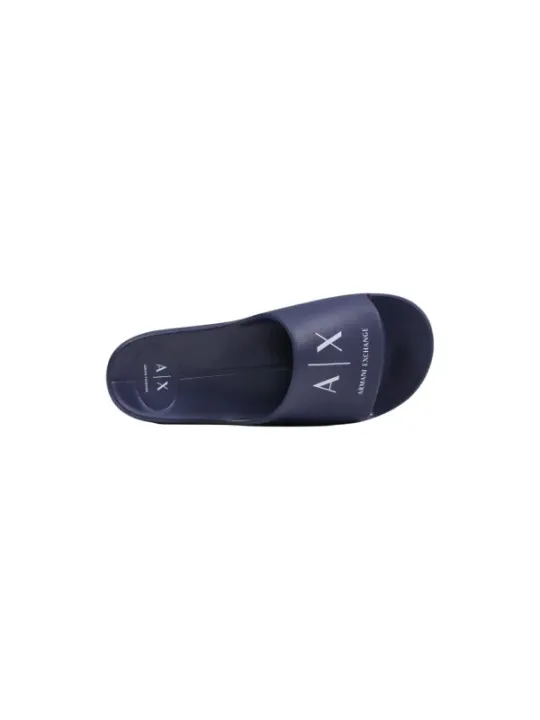 Armani Exchange Herren Pantolette Blau | online kaufen