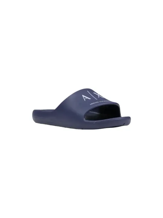 Armani Exchange Herren Pantolette Blau | online kaufen