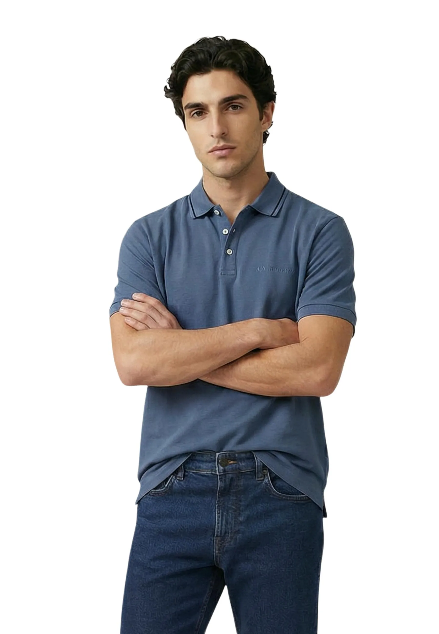 Herren Polo Blau 515454