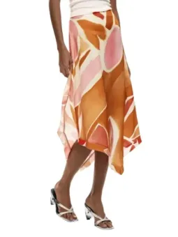 Desigual Damenrock Orange mieten - Flex-Fashion Verleih-Shop