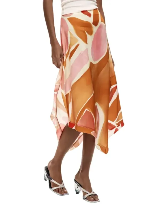 Desigual Damen Rock Orange | online kaufen