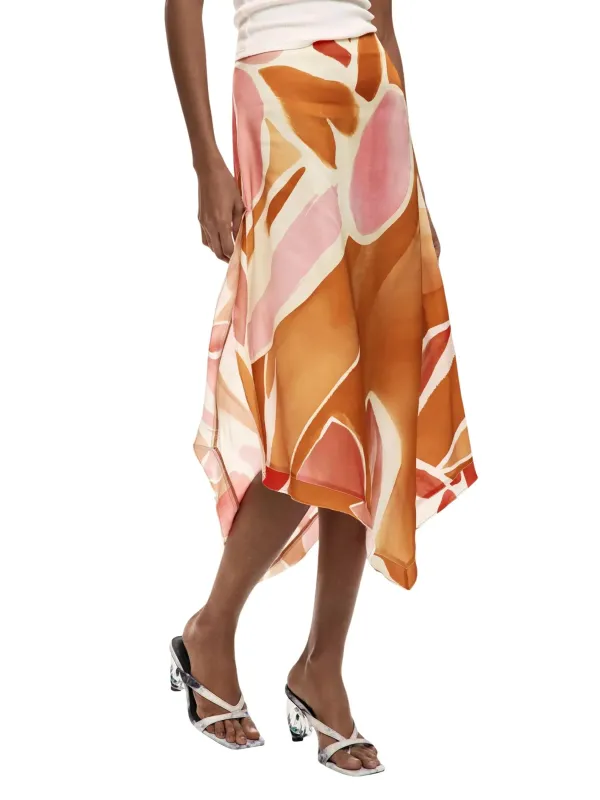 Desigual Damen Rock Orange | online kaufen