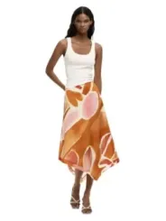 Desigual Damen Rock Orange | online kaufen