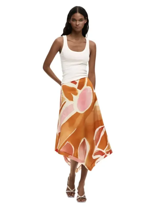 Desigual Damen Rock Orange | online kaufen