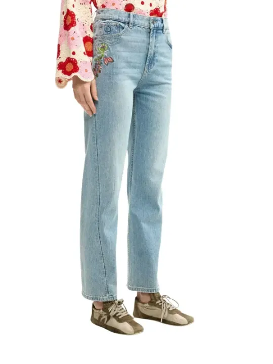 Desigual Damen Jeans Azurblau | online kaufen