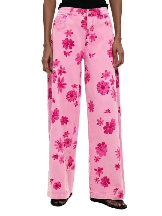 Desigual Damen Jeans Rosa | online kaufen