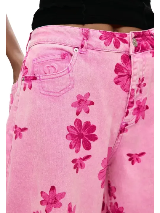 Desigual Damen Jeans Rosa | online kaufen