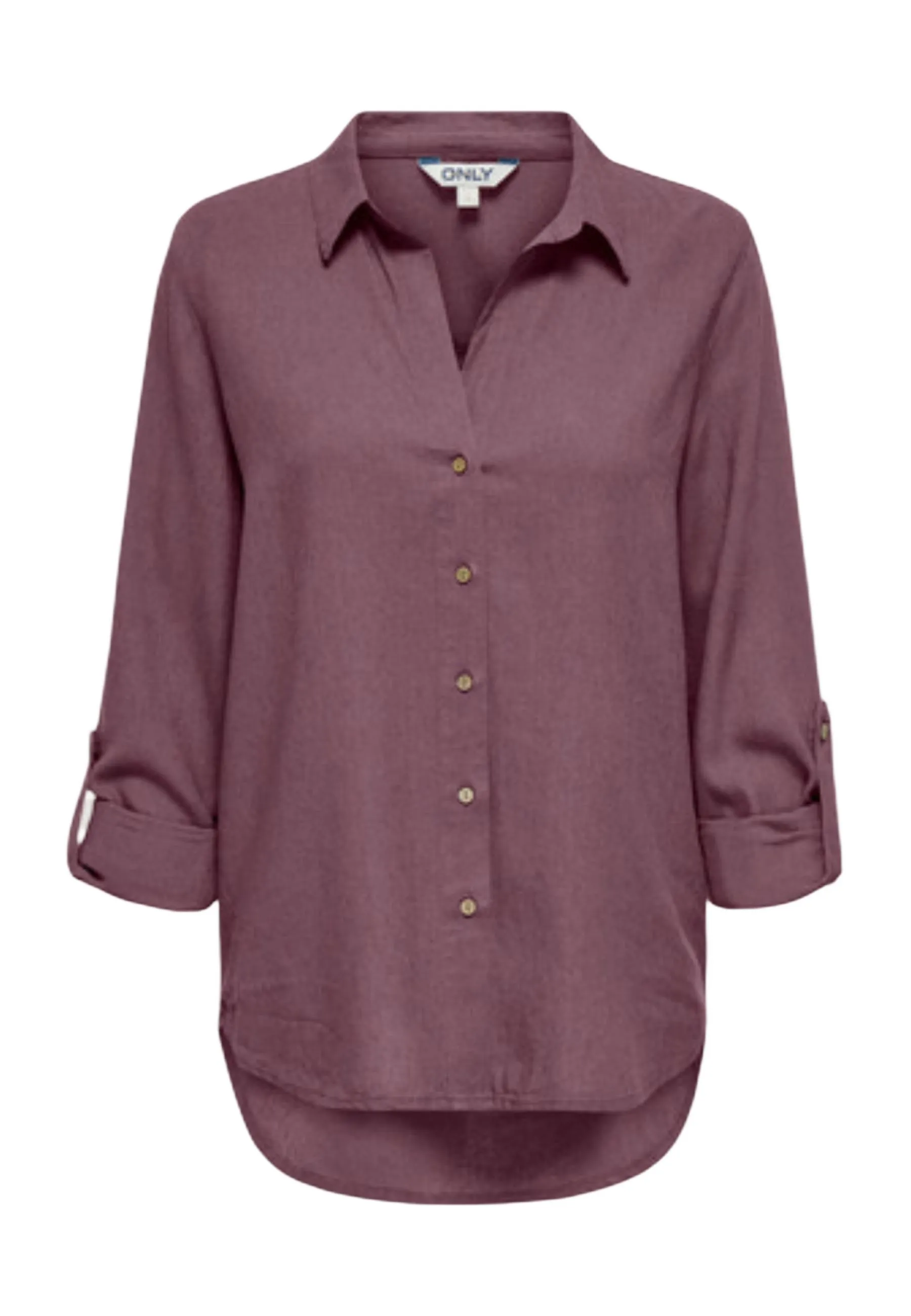 Only Damen Hemd Bordeaux 515654