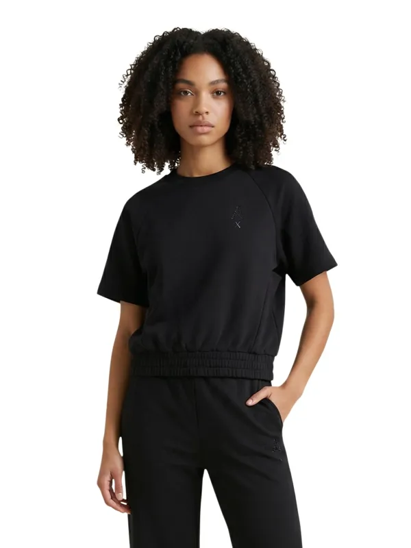 Armani Exchange Damen Fleece Schwarz | online kaufen