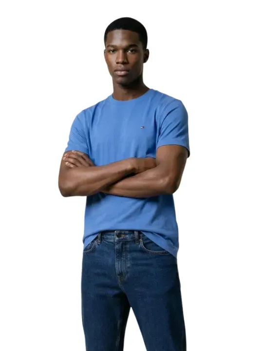 Tommy Hilfiger Jeans Herren T-Shirt Türkis | online kaufen