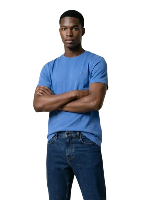 Tommy Hilfiger Jeans Herren T-Shirt Türkis | online kaufen