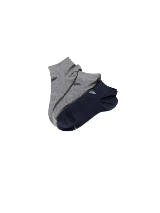 Armani Socken Zweierpack Grau Schwarz