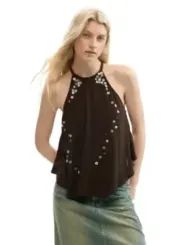 Desigual Damen Top Braun | online kaufen