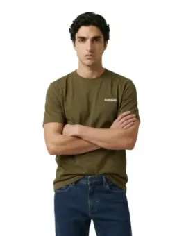 Napapijri Herren T-Shirt Grün | online kaufen