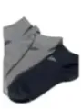Armani unsichtbare Socken grau blau