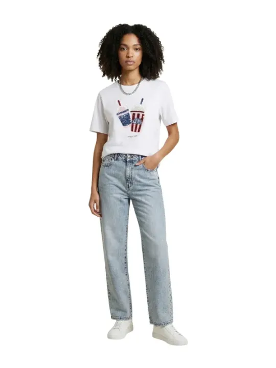 Only Damen T-Shirt Weiß | online kaufen