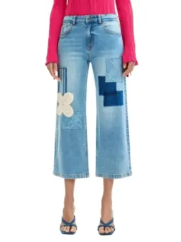 Desigual Damen Jeans Azurblau | online kaufen