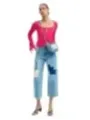 Desigual Damen Jeans Azurblau | online kaufen